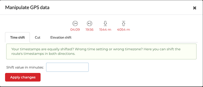 Manipulate GPS data